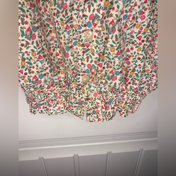 Kimchi & Blue Floral Spaghetti Strap Crop Top - Picture 5 of 7